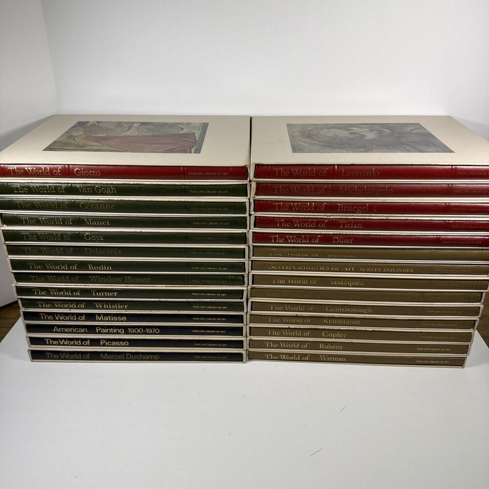 Complete 28 Book Set - “ TIME - LIFE LIBRARY OF ART” - Picasso, Van Gogh, Manet
